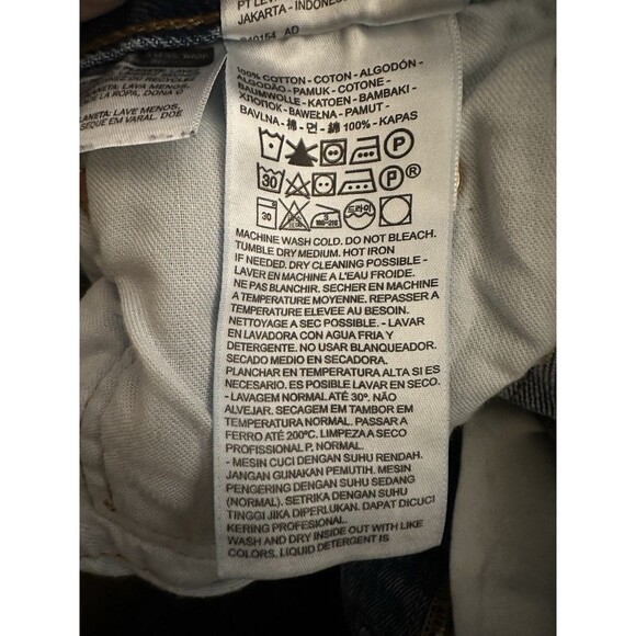 Levis 501 XX Jeans Men's 29 X 30 Blue Straight Leg Button Fly Denim - Picture 8 of 9